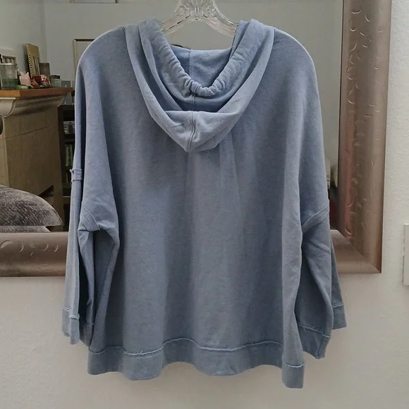 Blue Hooded Sweatshirt NWT - Picture 6 of 8